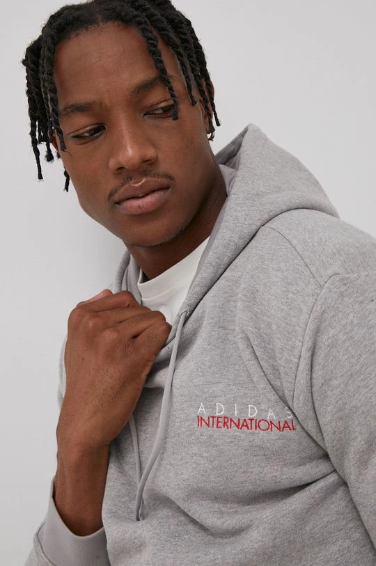 Ανδρικά Χωρίς φερμουάρ Μπλούζα Adidas Originals χρώμα: γκρι - Image 5