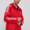 Ανδρικά Κοντά μπουφάν Μπουφάν Adidas Originals χρώμα: κόκκινο