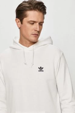 Ανδρικά Χωρίς φερμουάρ Adidas Originals - Μπλούζα λευκό