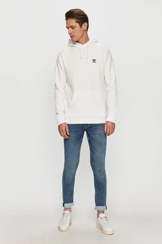 Ανδρικά Χωρίς φερμουάρ Adidas Originals - Μπλούζα λευκό - Image 2