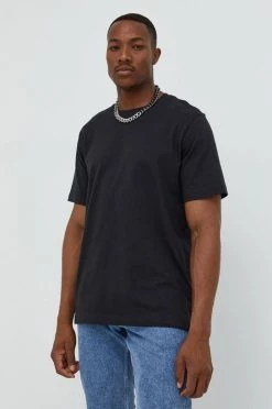 Ανδρικά Μπλουζάκια Βαμβακερό μπλουζάκι Adidas Originals μαύρο