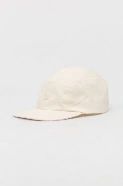 Jockey Βαμβακερό καπέλο Adidas Originals μπεζ