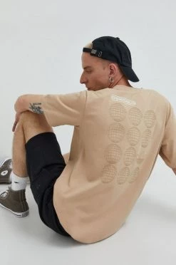 Ανδρικά Μπλουζάκια Βαμβακερό μπλουζάκι Adidas Originals μπεζ