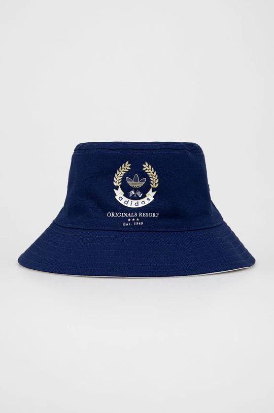 Καπέλα Αναστρέψιμο βαμβακερό καπέλο Adidas Originals ναυτικό μπλε