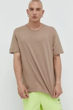 Ανδρικά Μπλουζάκια Βαμβακερό μπλουζάκι Adidas Originals μπεζ