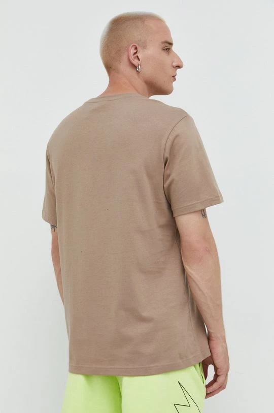 Ανδρικά Μπλουζάκια Βαμβακερό μπλουζάκι Adidas Originals μπεζ - Image 3