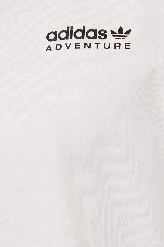 Ανδρικά Μακρυμάνικα Βαμβακερή μπλούζα με μακριά μανίκια Adidas Originals άσπρο - Image 6