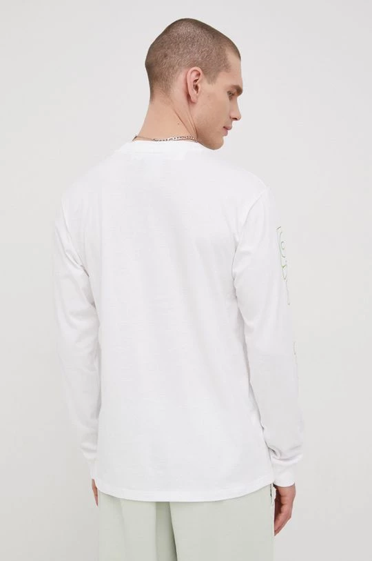 Ανδρικά Μακρυμάνικα Βαμβακερή μπλούζα με μακριά μανίκια Adidas Originals άσπρο - Image 3