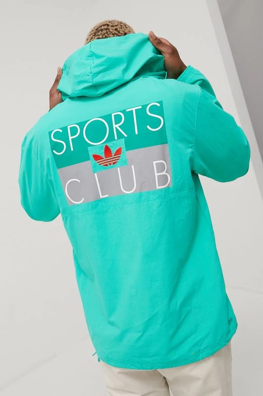 Ανδρικά Κοντά μπουφάν Μπουφάν Adidas Originals χρώμα: πράσινο, - Image 3