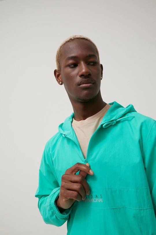 Ανδρικά Κοντά μπουφάν Μπουφάν Adidas Originals χρώμα: πράσινο, - Image 4