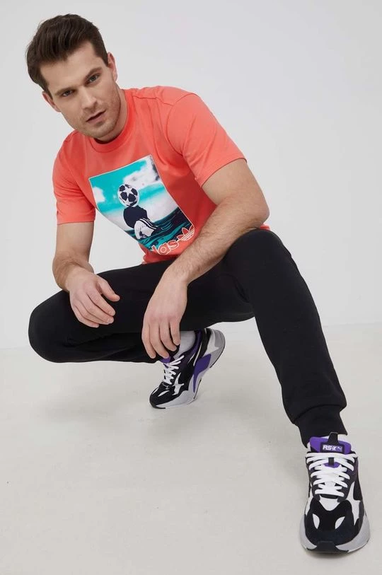 Ανδρικά Παντελόνια φόρμας Παντελόνι Adidas Originals χρώμα: μαύρο - Image 2