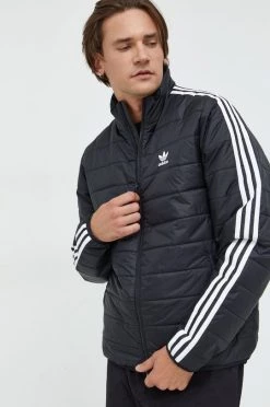 Ανδρικά Κοντά μπουφάν Μπουφάν Adidas Originals μαύρο,