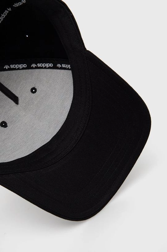 Ανδρικά Jockey Adidas Originals - Βαμβακερό καπέλο μαύρο - Image 5