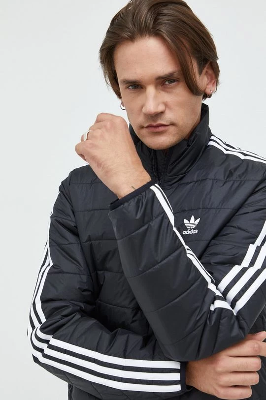 Ανδρικά Κοντά μπουφάν Μπουφάν Adidas Originals μαύρο, - Image 4