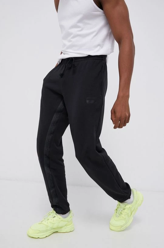 Ανδρικά Παντελόνια φόρμας Βαμβακερό παντελόνι Adidas Originals χρώμα: μαύρο - Image 2