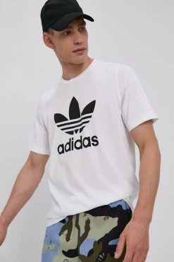 Ανδρικά Μπλουζάκια Μπλουζάκι Adidas Originals χρώμα: άσπρο