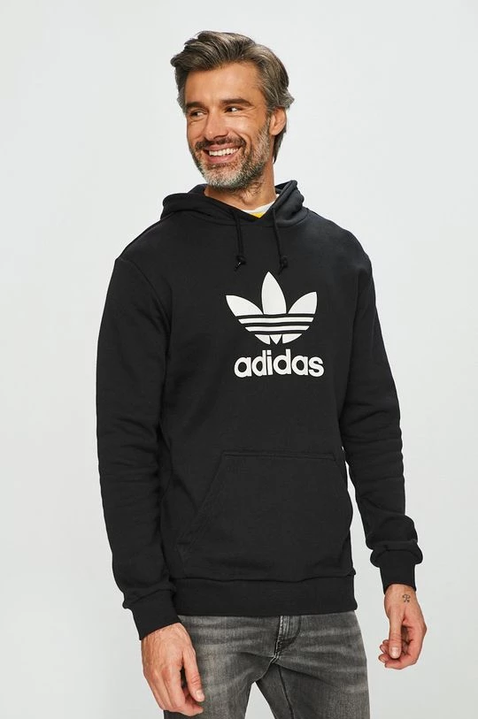Ανδρικά Χωρίς φερμουάρ Adidas Originals - Μπλούζα μαύρο
