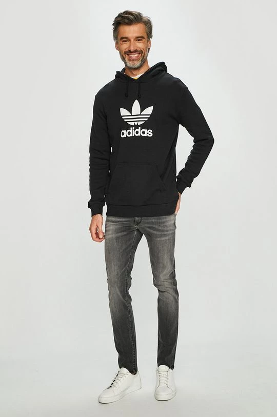 Ανδρικά Χωρίς φερμουάρ Adidas Originals - Μπλούζα μαύρο - Image 2