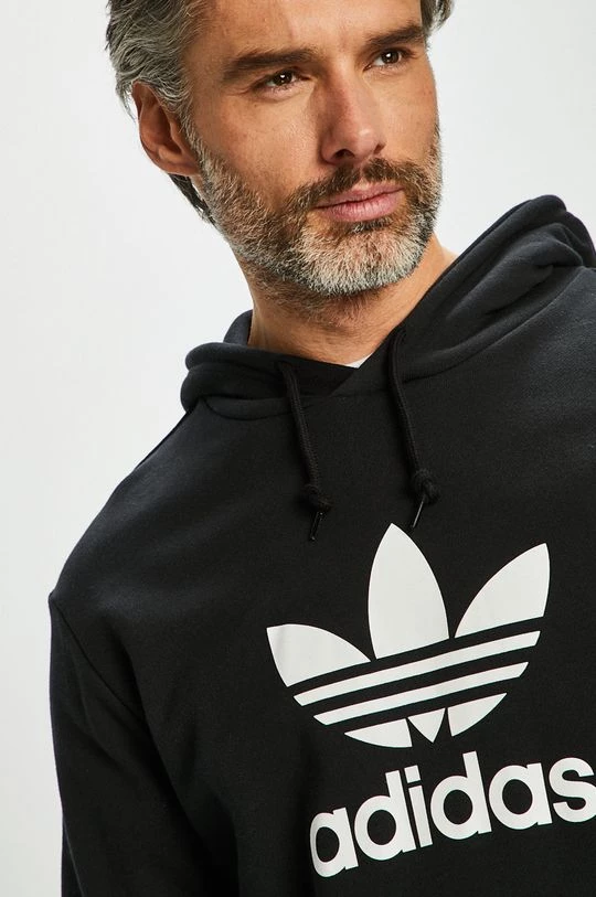 Ανδρικά Χωρίς φερμουάρ Adidas Originals - Μπλούζα μαύρο - Image 4