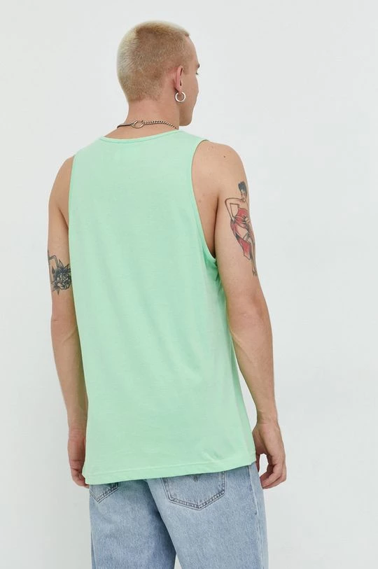 Ανδρικά Αμάνικα Βαμβακερό μπλουζάκι Adidas Originals πράσινο - Image 3