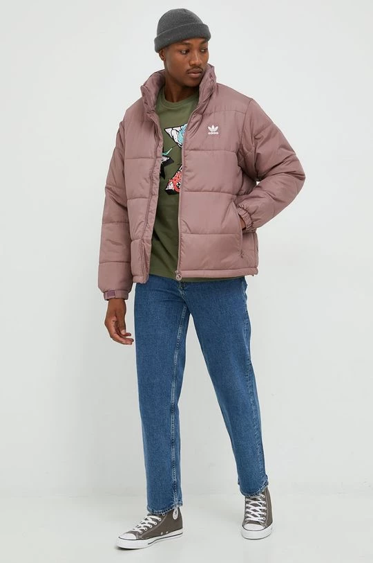 Ανδρικά Κοντά μπουφάν Μπουφάν Adidas Originals ροζ, - Image 2