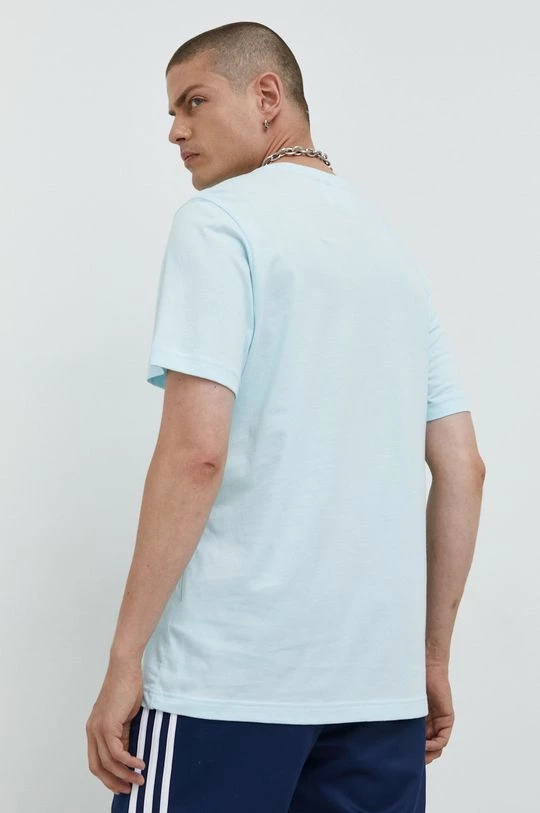 Ανδρικά Μπλουζάκια Βαμβακερό μπλουζάκι Adidas Originals μπλε - Image 3