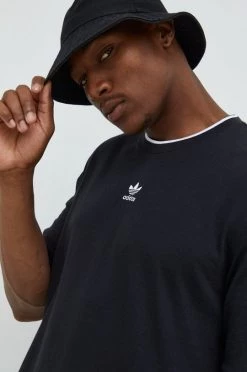 Ανδρικά Μπλουζάκια Βαμβακερό μπλουζάκι Adidas Originals μαύρο