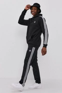 Ανδρικά Χωρίς φερμουάρ Μπλούζα Adidas Originals χρώμα: μαύρο