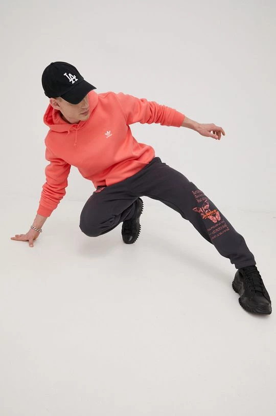 Ανδρικά Παντελόνια φόρμας Παντελόνι φόρμας Adidas Originals χρώμα: γκρι - Image 4