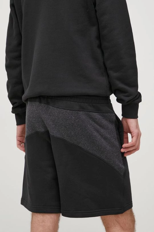 Ανδρικά Σορτς Adidas Originals - Βαμβακερό σορτσάκι μαύρο - Image 3