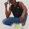 Ανδρικά Αμάνικα Μπλουζάκι Adidas Originals χρώμα: μαύρο