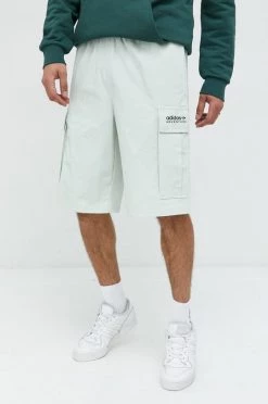 Ανδρικά Σορτς Adidas Originals πράσινο