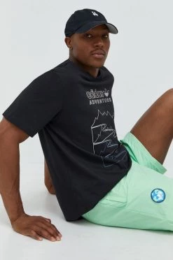 Ανδρικά Σορτς Adidas Originals πράσινο