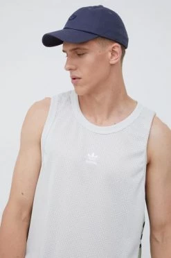 Ανδρικά Αμάνικα Μπλουζάκι Adidas Originals γκρι