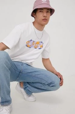 Ανδρικά Μπλουζάκια Βαμβακερό μπλουζάκι Adidas Originals άσπρο