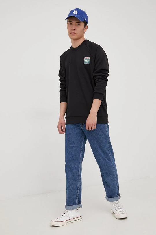 Ανδρικά Χωρίς φερμουάρ Μπλούζα Adidas Originals μαύρο, - Image 2