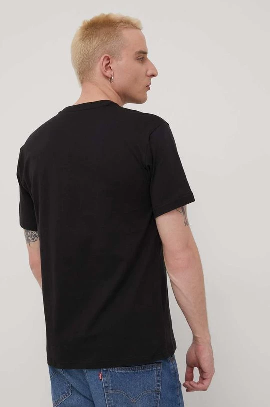 Ανδρικά Μπλουζάκια Βαμβακερό μπλουζάκι Adidas Originals μαύρο - Image 3