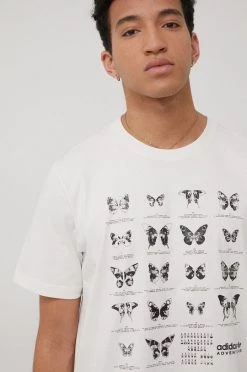 Ανδρικά Μπλουζάκια Βαμβακερό μπλουζάκι Adidas Originals άσπρο