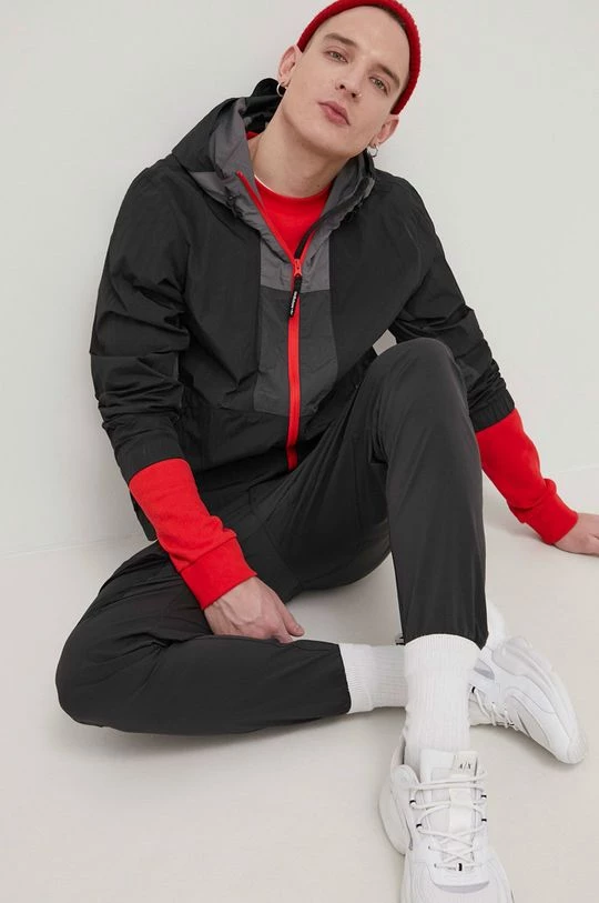 Ανδρικά Χωρίς φερμουάρ Adidas Originals Βαμβακερή μπλούζα κόκκινο - Image 2