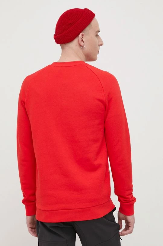 Ανδρικά Χωρίς φερμουάρ Adidas Originals Βαμβακερή μπλούζα κόκκινο - Image 3