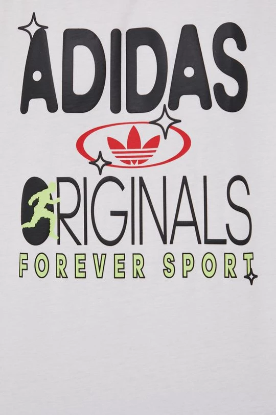 Ανδρικά Μπλουζάκια Βαμβακερό μπλουζάκι Adidas Originals άσπρο - Image 5