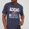 Ανδρικά Μπλουζάκια Βαμβακερό μπλουζάκι Adidas Originals ναυτικό μπλε