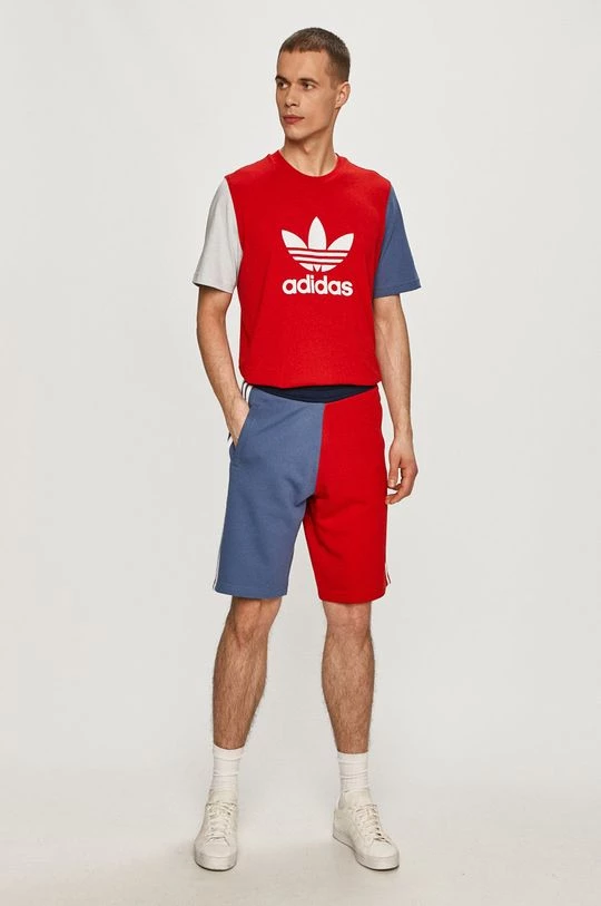 Ανδρικά Μπλουζάκια Adidas Originals - Μπλουζάκι κόκκινο - Image 2