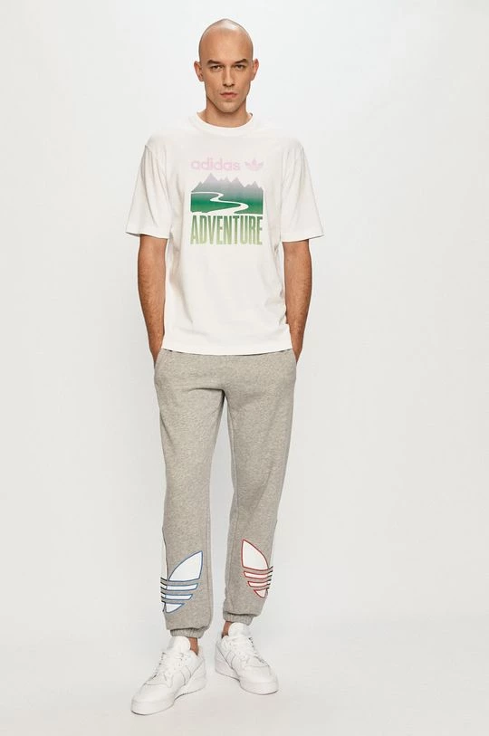 Ανδρικά Μπλουζάκια Adidas Originals - Μπλουζάκι λευκό - Image 2