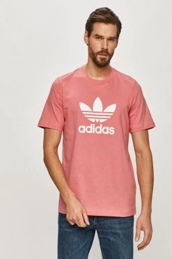 Κοντομάνικο Adidas Originals - Μπλουζάκι ροζ