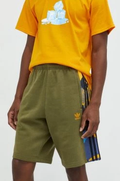 Ανδρικά Σορτς Adidas Originals πράσινο