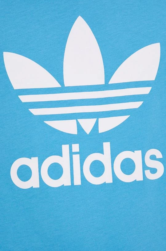 Ανδρικά Μπλουζάκια Βαμβακερό μπλουζάκι Adidas Originals Adicolor τιρκουάζ - Image 5