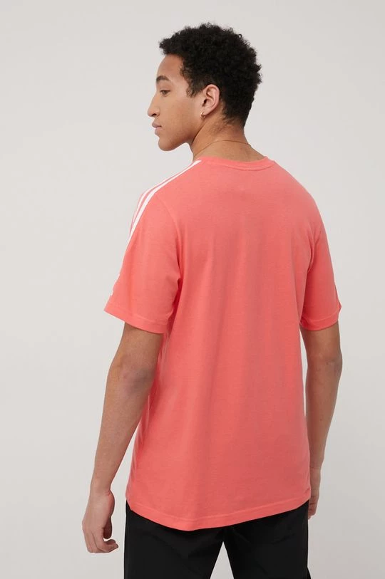 Ανδρικά Μπλουζάκια Βαμβακερό μπλουζάκι Adidas Originals Adicolor ροζ - Image 3