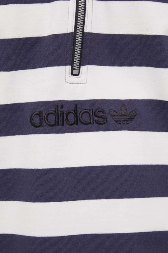 Ανδρικά Μακρυμάνικα Βαμβακερή μπλούζα με μακριά μανίκια Adidas Originals ναυτικό μπλε - Image 5