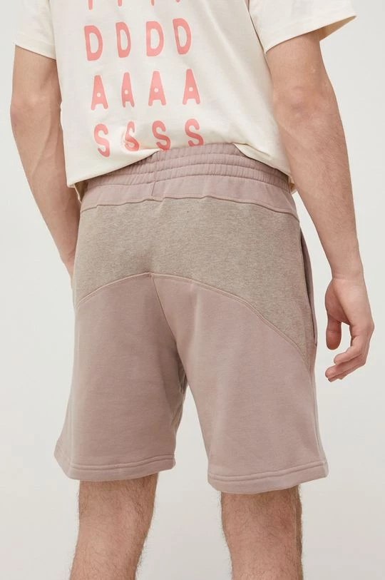 Ανδρικά Σορτς Adidas Originals - Βαμβακερό σορτσάκι μπεζ - Image 3